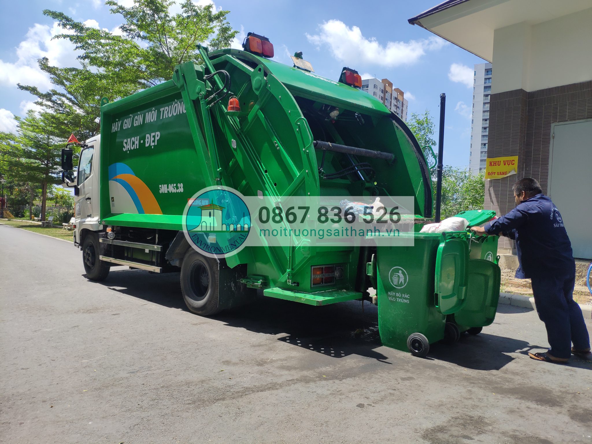 Thu gom rác sinh hoạt - Thu gom rác thải - Công ty Môi Trường Sài Thành