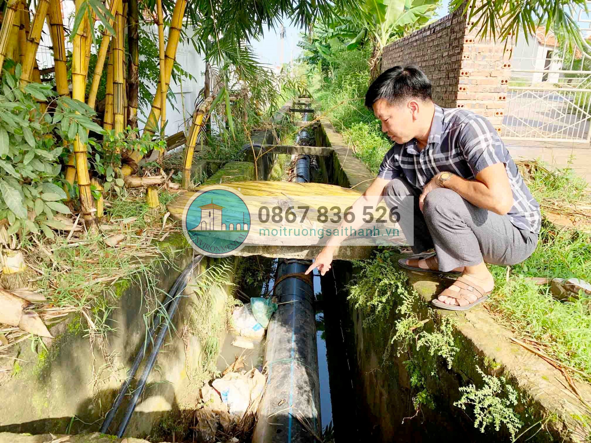 xử lý nước thải khu vực nông thôn